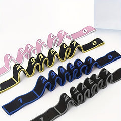 Digital Segmented Yoga Elastic Resistance Band Fitness Stretching Band