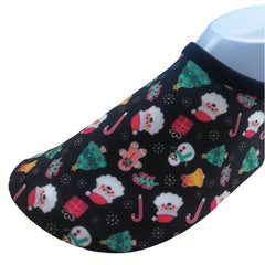 Girl's Christmas Style Water Socks Quick Dry Non Slip