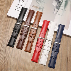 Leather Watch Band 14-22mm Replacement Wrist Strap