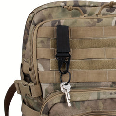 2pcs Molle Hook Carabiner Outdoor Nylon Webbing Hanging Buckles
