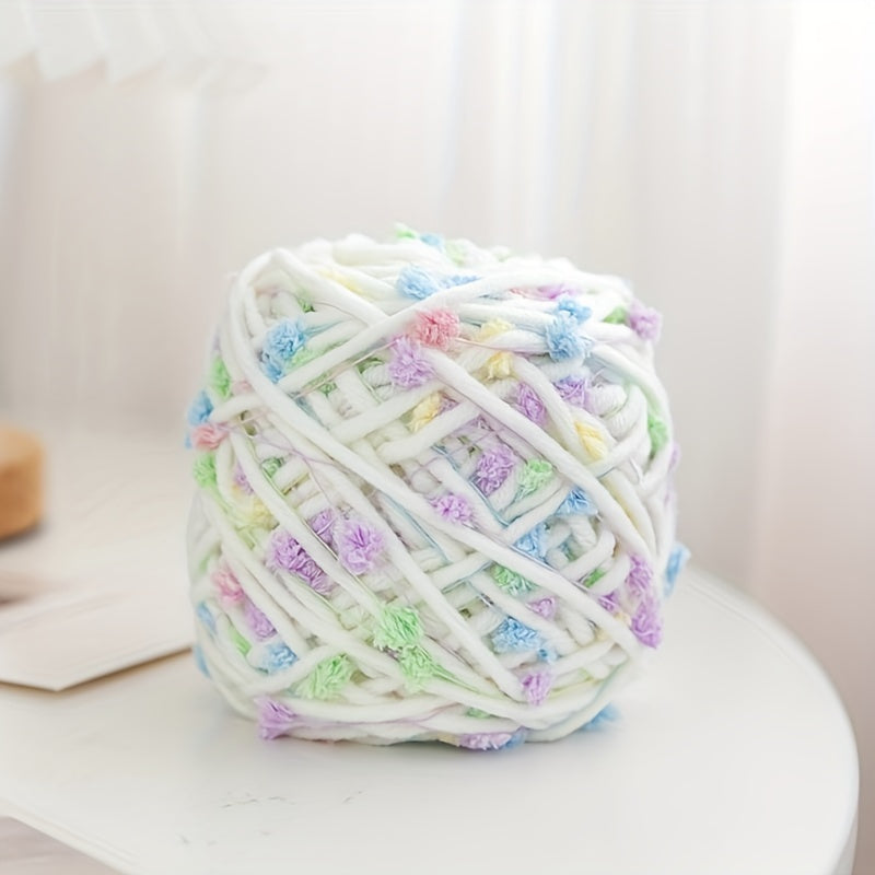 4pcs Rainbow Scarf Yarn Medium Chunky Soft Comfortable Yarn