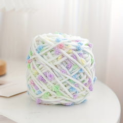 4pcs Rainbow Scarf Yarn Medium Chunky Soft Comfortable Yarn