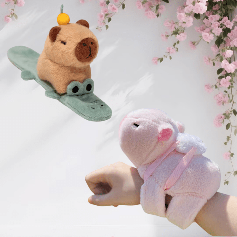Cute Capybara Plush - Fun Party Wrist Accessory