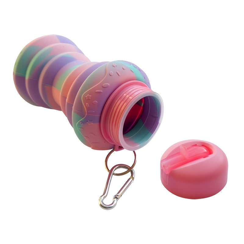 Foldable Water Bottle Portable Silicone Cup for Outdoor Camping Travel