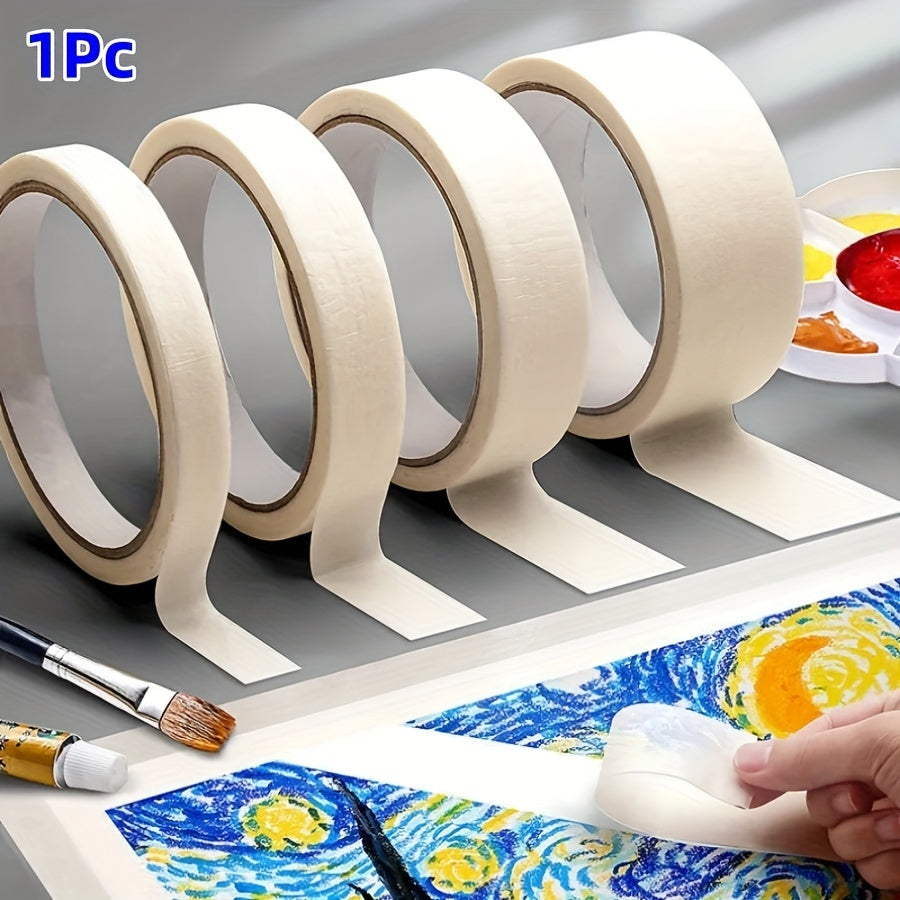20M High Adhesive Textured Paper Tape for Spray Painting & Decoration