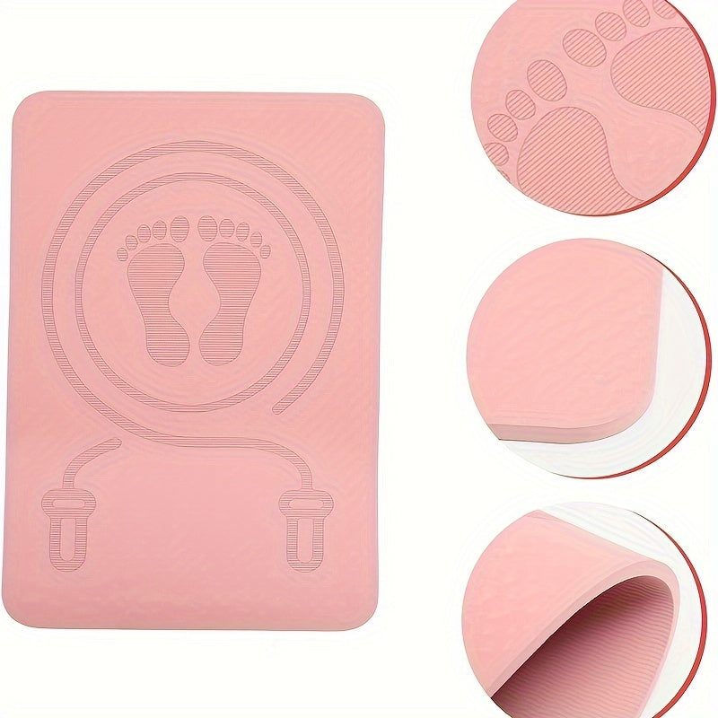 Shockproof Skipping Sports Mat Extra Thick High Density Yoga Mat Non Slip
