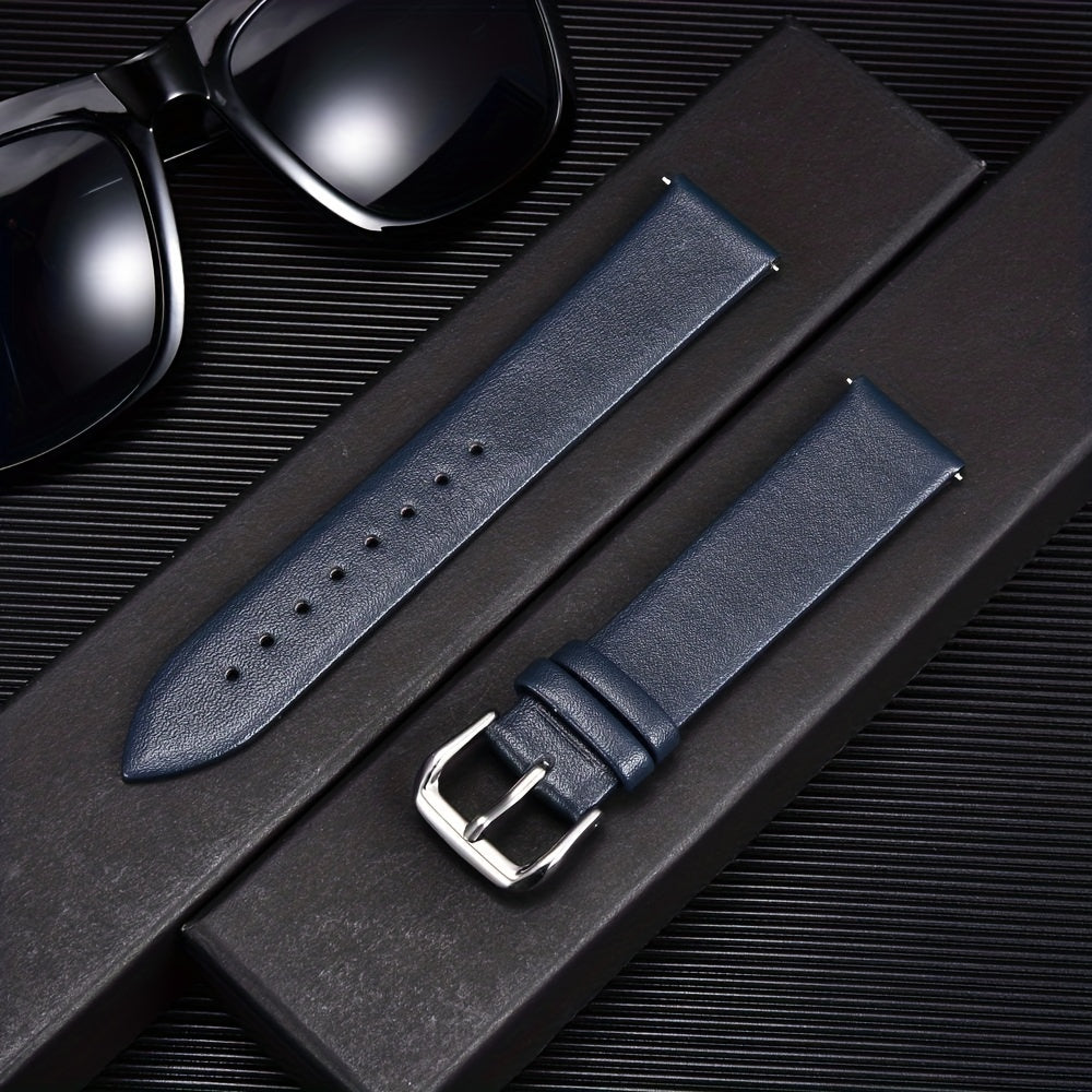 Calfskin Leather Watch Strap 16mm 18mm 20mm 22mm Bracelet Men Ladies