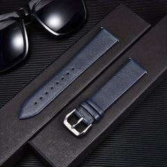 Calfskin Leather Watch Strap 16mm 18mm 20mm 22mm Bracelet Men Ladies