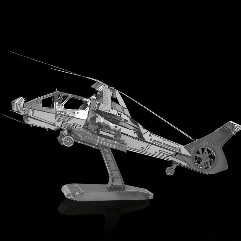 RAH66 3D Metal Stereo Puzzle Model Toy Helicopter Models For Kids