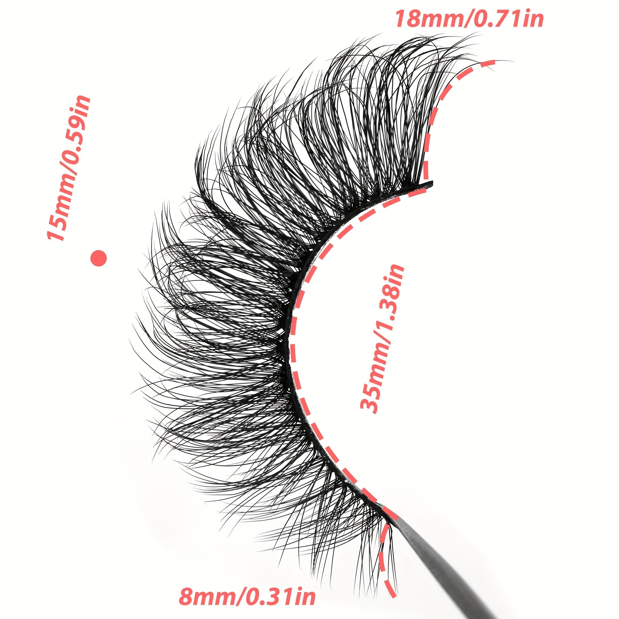 Fox Eye 3D False Eyelashes Natural Look Dramatic Volume
