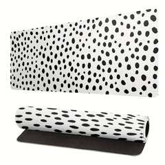 Boho Style Dot Pattern Large Mouse Desk Pad XL Mousepad