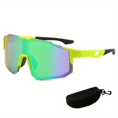Men's Gradient Sports Sunglasses UV Protection Iron Frame Eyewear