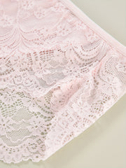 3-Pack Plus Size Lace Briefs Set High Stretch