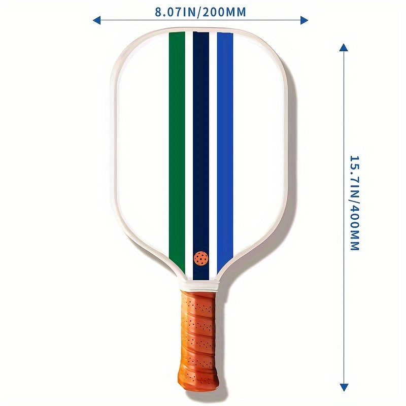 1pc Pickleball Paddle Racket Fiberglass Surface Honeycomb Core