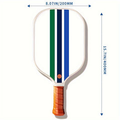 1pc Pickleball Paddle Racket Fiberglass Surface Honeycomb Core