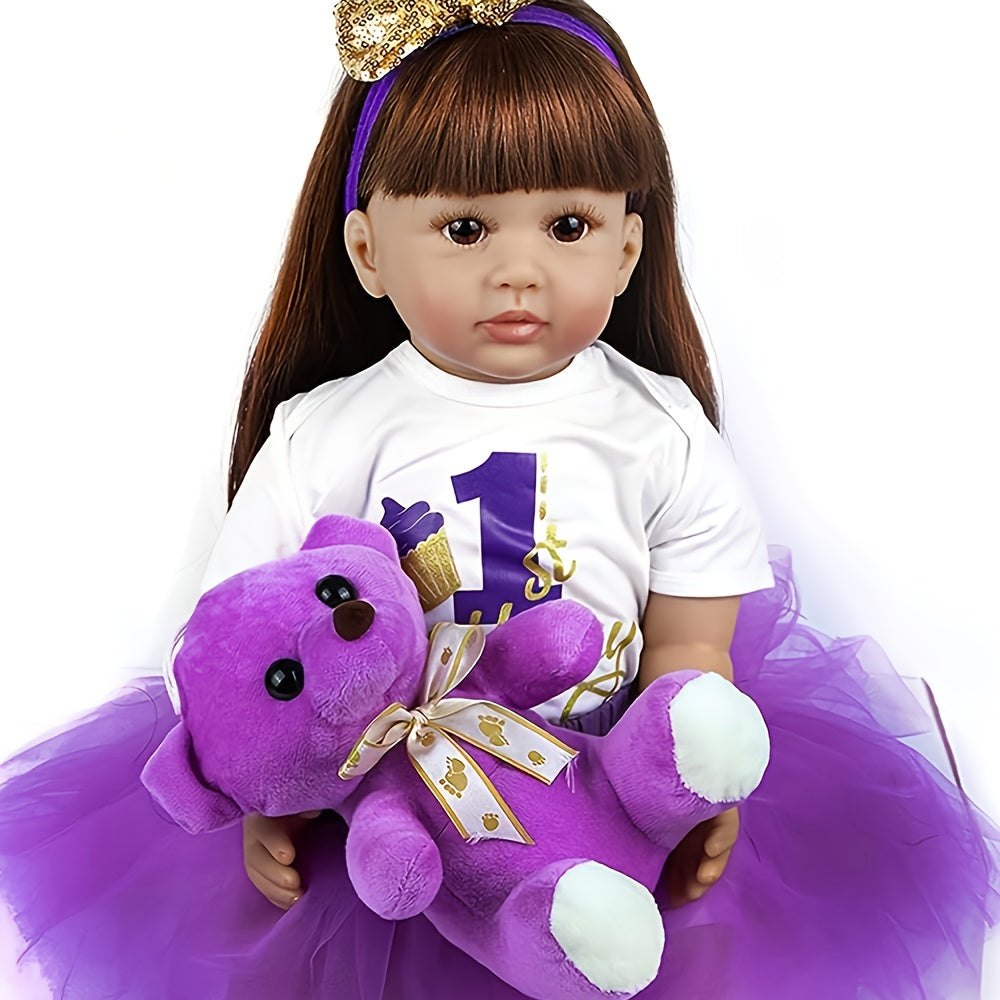 Realistic Soft Vinyl Silicone Reborn Doll Lifelike Toy