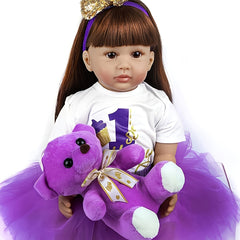 Realistic Soft Vinyl Silicone Reborn Doll Lifelike Toy