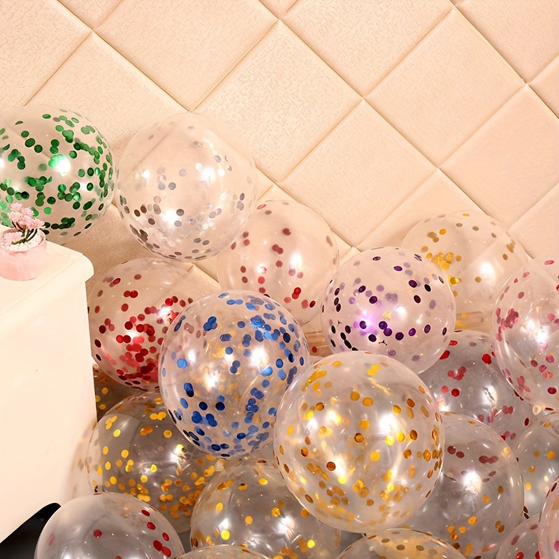 50pcs Sequin Balloon Wedding Birthday Party Decoration Latex Balloon