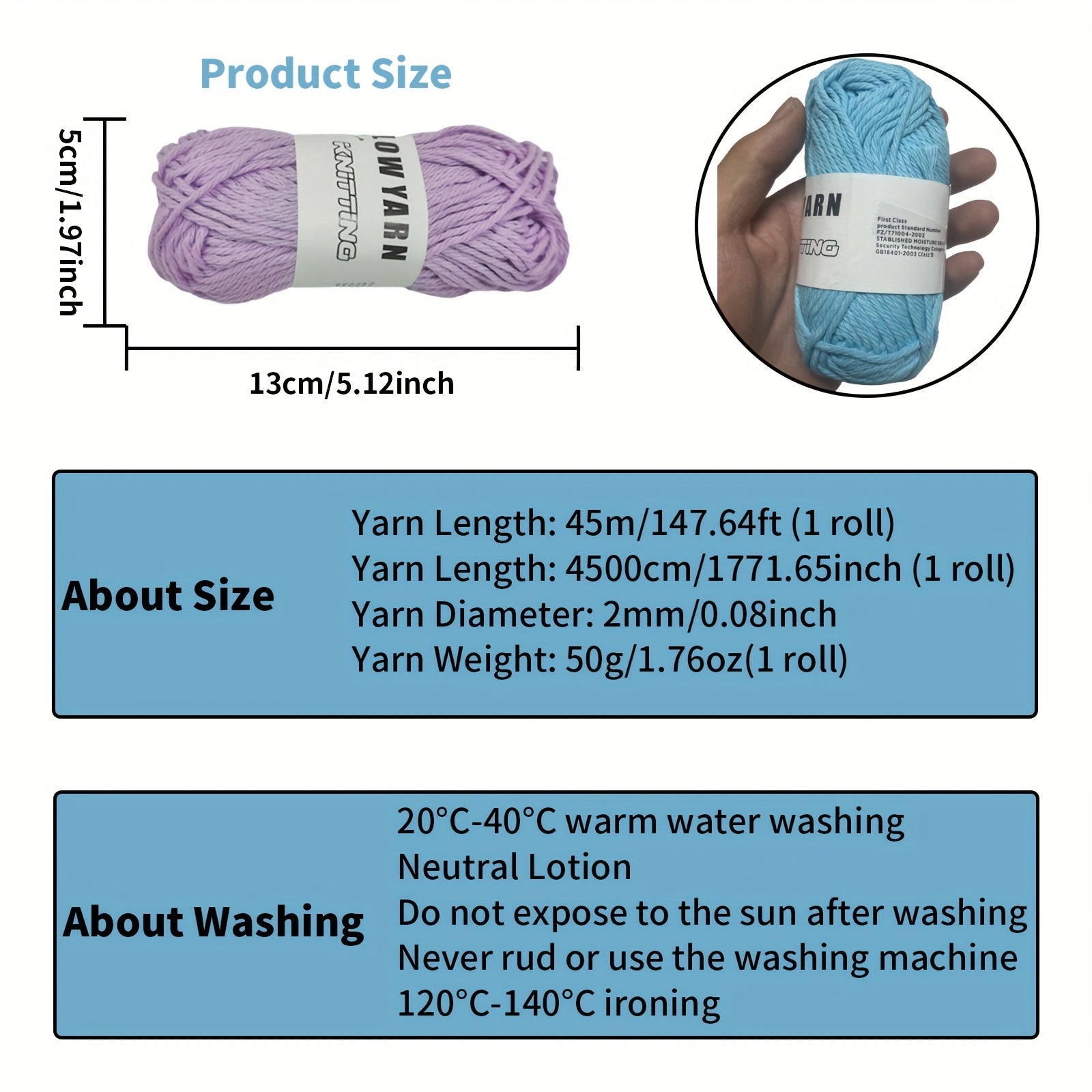 Glow In The Dark Yarn Luminous Cotton Yarn Soft Yarn For DIY Knitting