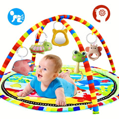 Kids' Gym Play Mat with Animal Toys and Accessories