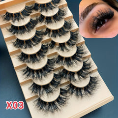 7pcs Segmented False Lashes Y2K DIY Individual Cluster Lashes