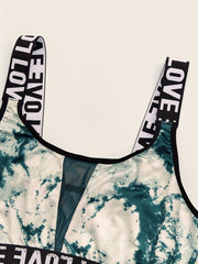 Sleeveless Crop Top Women's Sleepwear