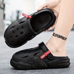 Unisex Platform Clogs Hollow Out Garden Shoes