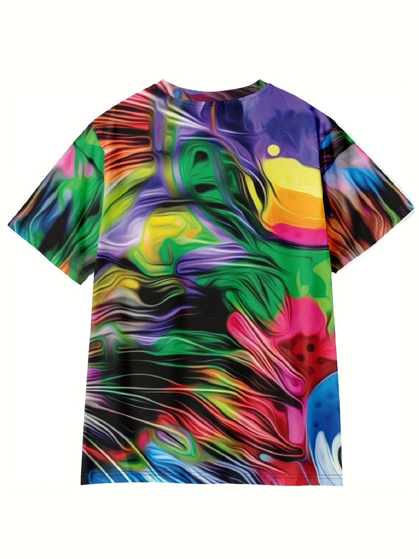Boy's Colorful Cat 3D Graphic T-shirt Short Sleeve Tee Kid's Clothing