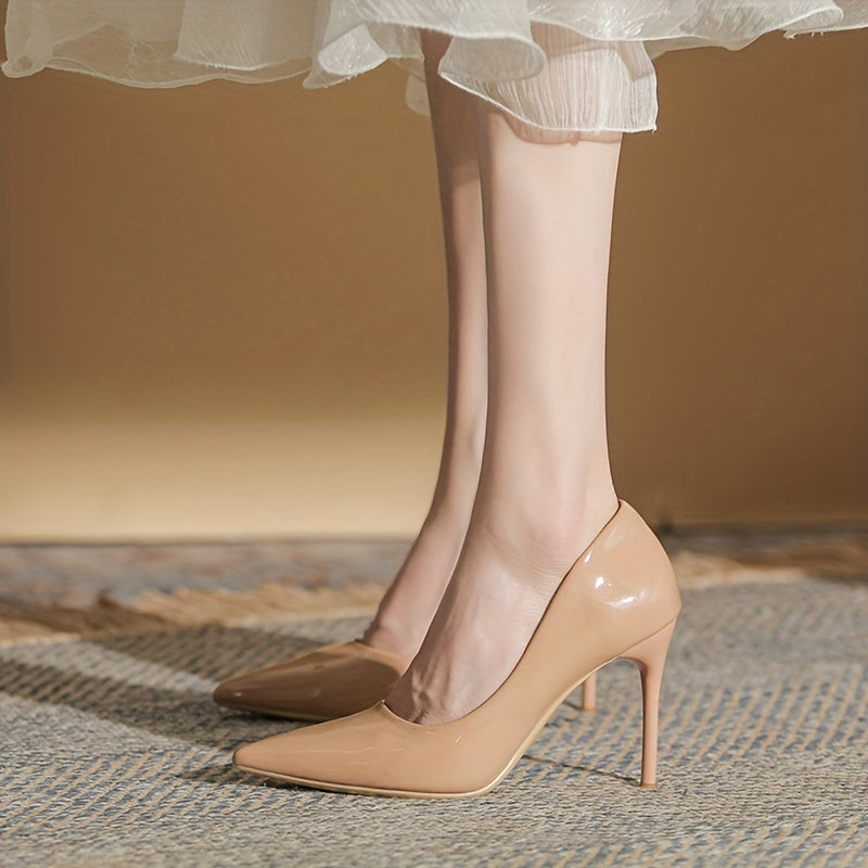 Comfortable Stiletto Heels Slip On Pumps