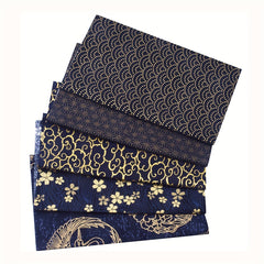 5pcs Japanese Cotton Fabric Bundle Patchwork Sewing Dolls Bags