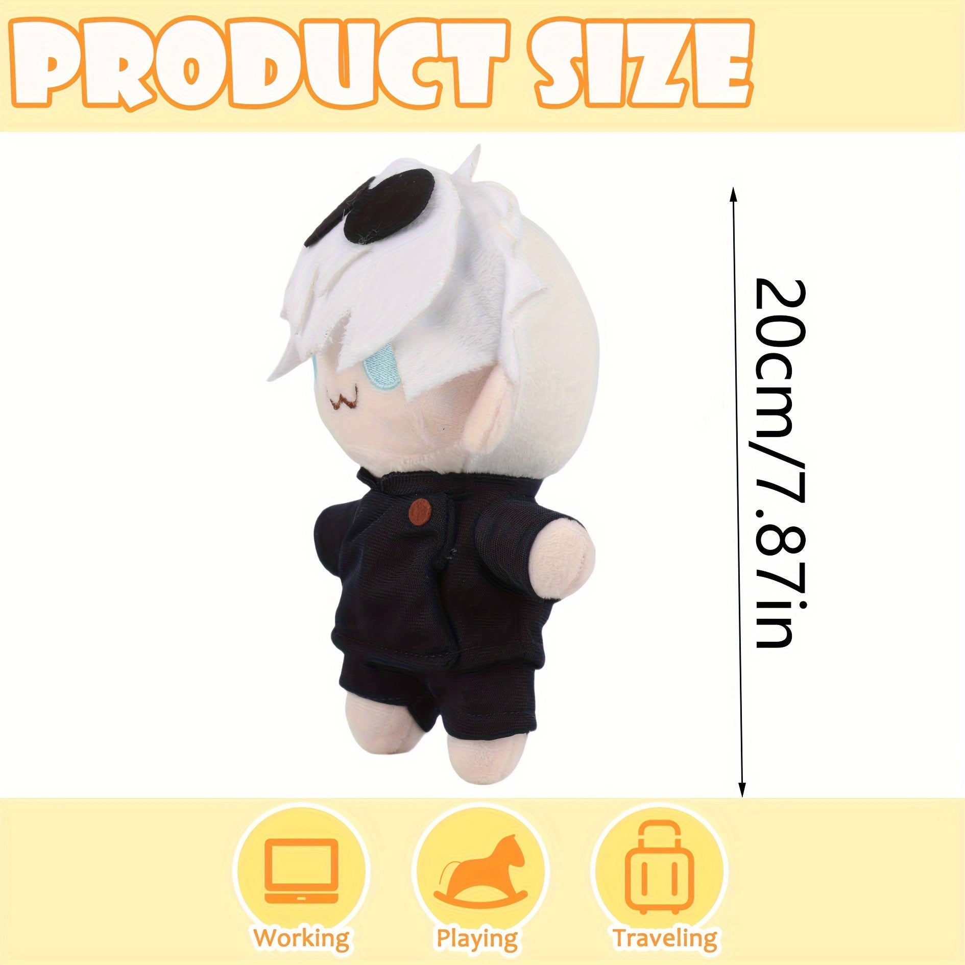 Purple Doll Plush Toy Soft Stuffed Anime Game Characters Gift