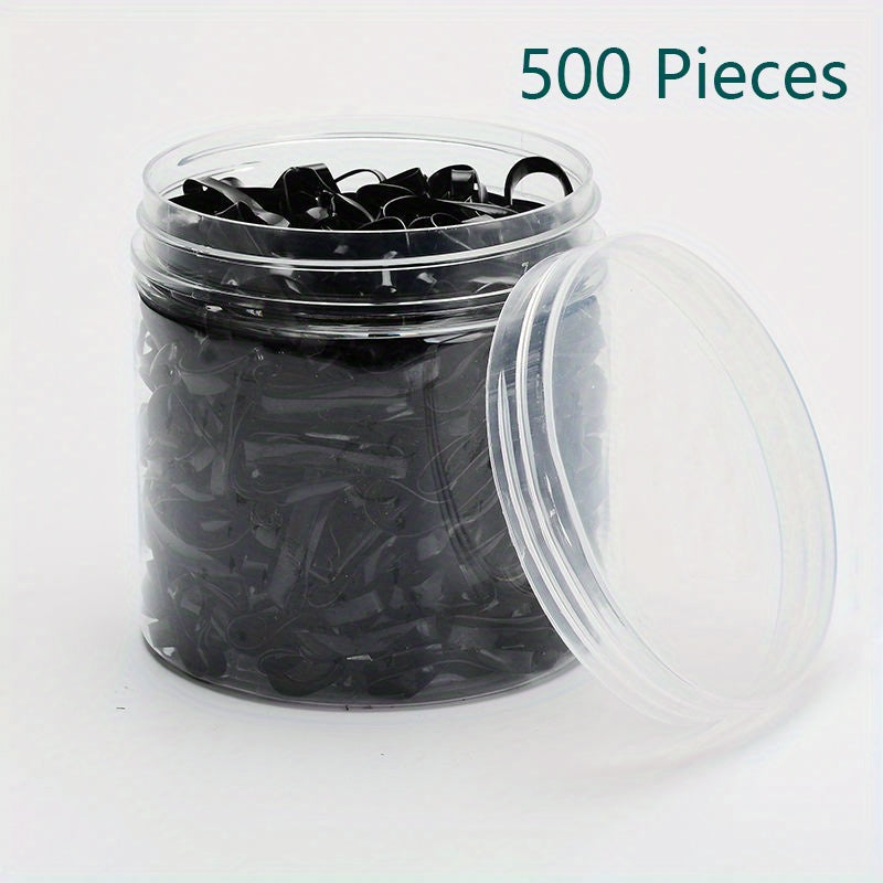 500 Mini Soft Rubber Bands For Girls & Women