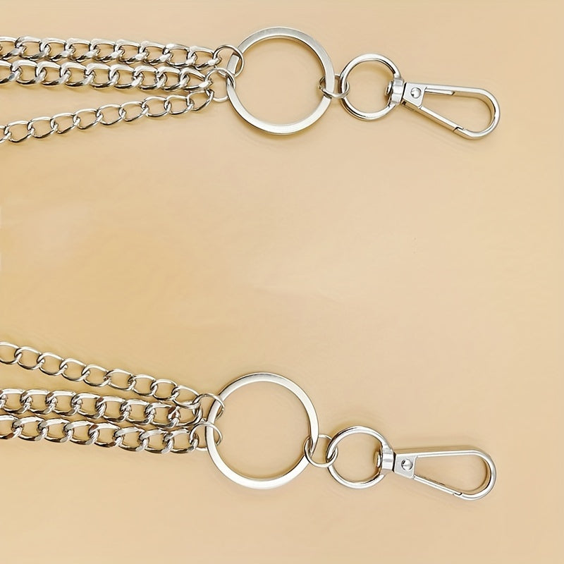Star 3-Layer Waist Chain Decorative Pant Chain Jeans Trouser Chains