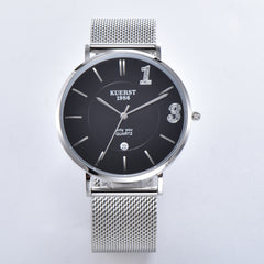 KUERST Teen s Watch Couple Mesh Strap Quartz Watch With Calendar