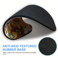 Non-slip Gaming Mouse Pad with Rubber Base - Waterproof