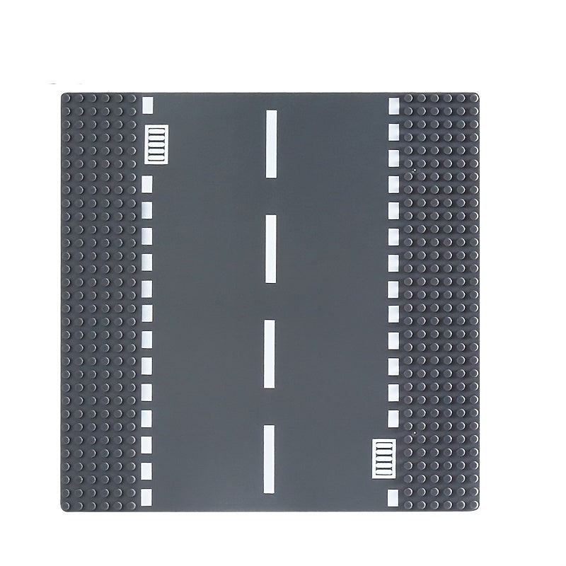 10x10 Road Base Plate Toy Accessory Straight Curved T Junction Roads