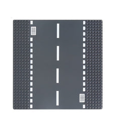 10x10 Road Base Plate Toy Accessory Straight Curved T Junction Roads