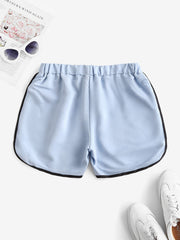 Summer High Waist Lace Up Shorts