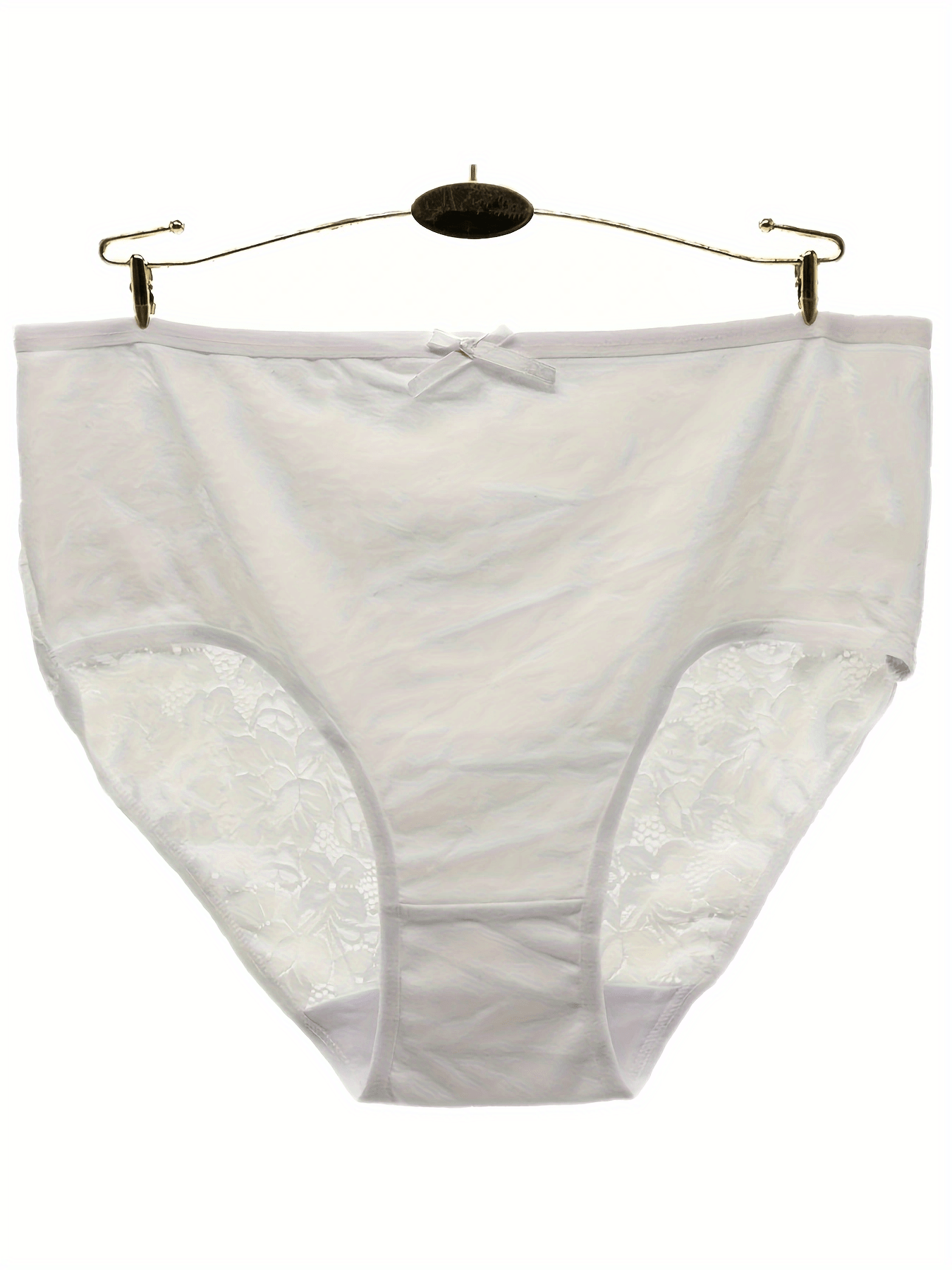 6pcs Lace Briefs Comfy & Stretchy Intimates Panties