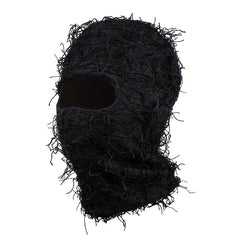 Camouflage Knitted Hat Winter Mask Hood Cover Retro Hat