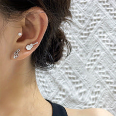 Musical Note Stud Earrings & Jewelry for Women