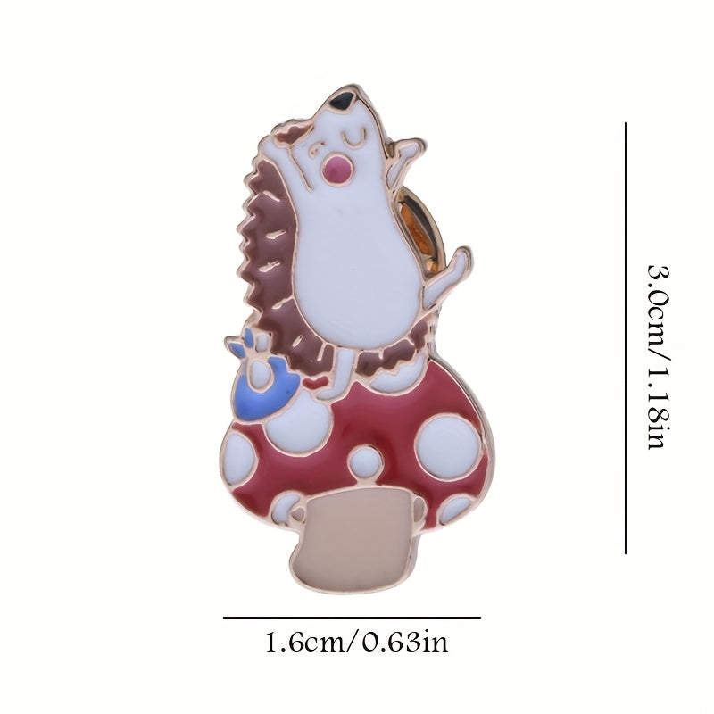 Animal Pendant Hedgehog Pendant Necklace Jewelry Gift