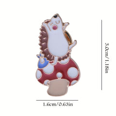 Animal Pendant Hedgehog Pendant Necklace Jewelry Gift