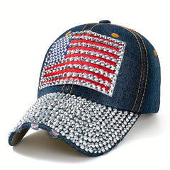 American Flag Hat Sunshade Sunscreen Cap Men Women