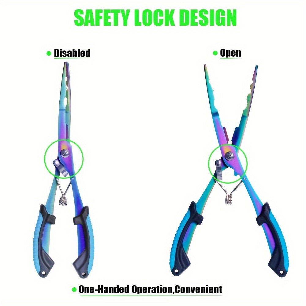 OUYALINE Portable Fishing Plier Stainless Steel Line Cutting Scissors