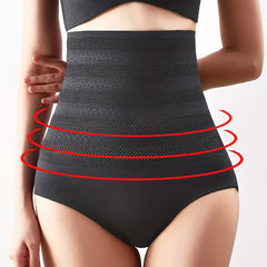 Floral Lace Trim Shaping Panties High Waist Tummy Control Butt Lifting Shorts