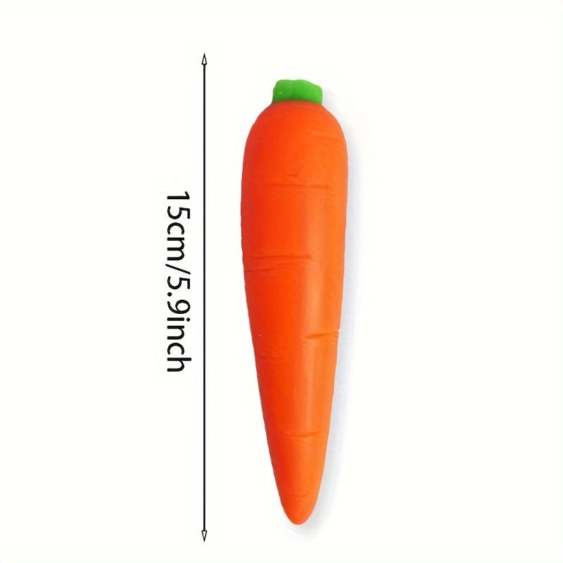 Carrot Vegetable Squeeze Toy Shapeable Fidget Stress Relief Novelty Toy