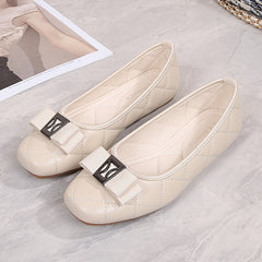 Metal Buckle Decor Ballet Flats - Versatile Women's Shoes