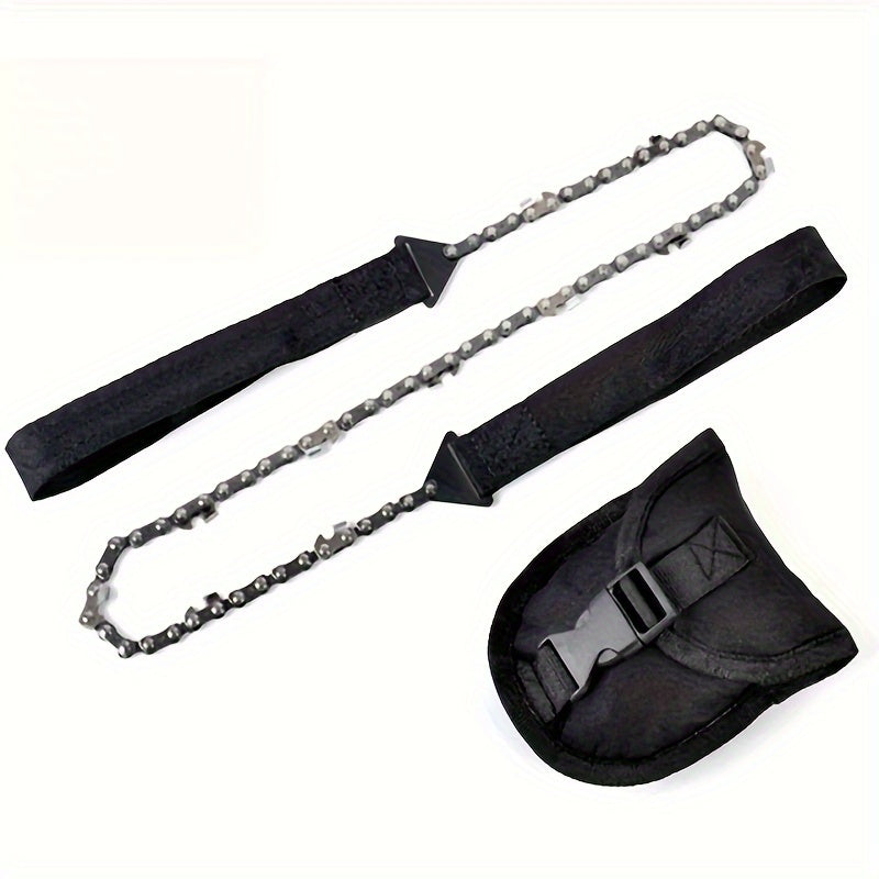 Portable 11-Tooth Steel Hand Chain Saw 24 inch Garden Pruning Tool