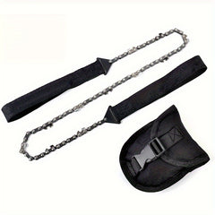 Portable 11-Tooth Steel Hand Chain Saw 24 inch Garden Pruning Tool